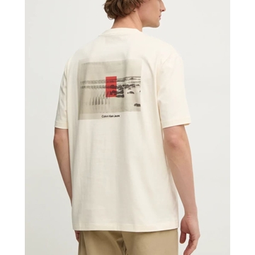 Camiseta Calvin Klein Jeans J30J327094 YAC antique white - Imagen 2