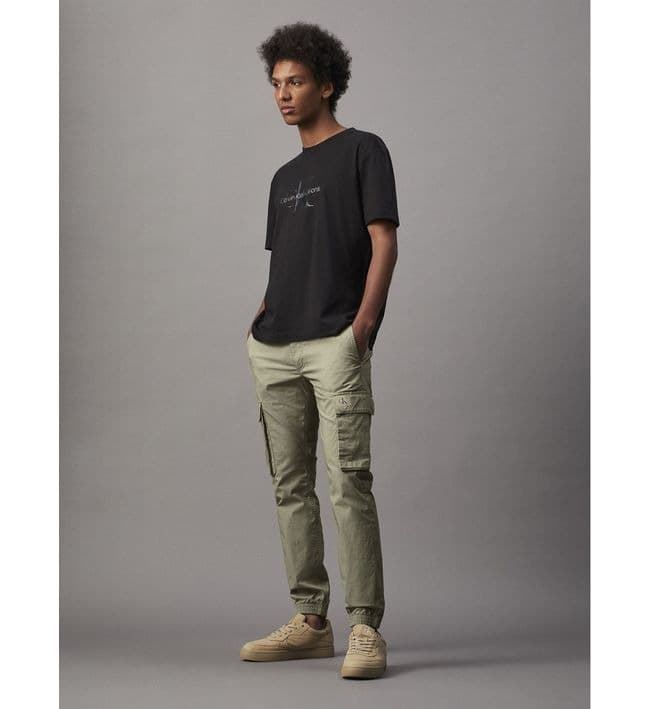 Camiseta Calvin Klein Jeans J30J327109 BEH ck black - Imagen 4