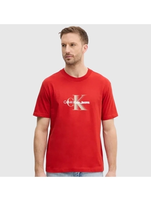 Camiseta Calvin Klein Jeans J30J327471 XNI deep magma - Imagen 1