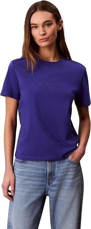 Camiseta CALVIN KLEIN JEANS LV047F831 C8X Blue River Fog - Imagen 1