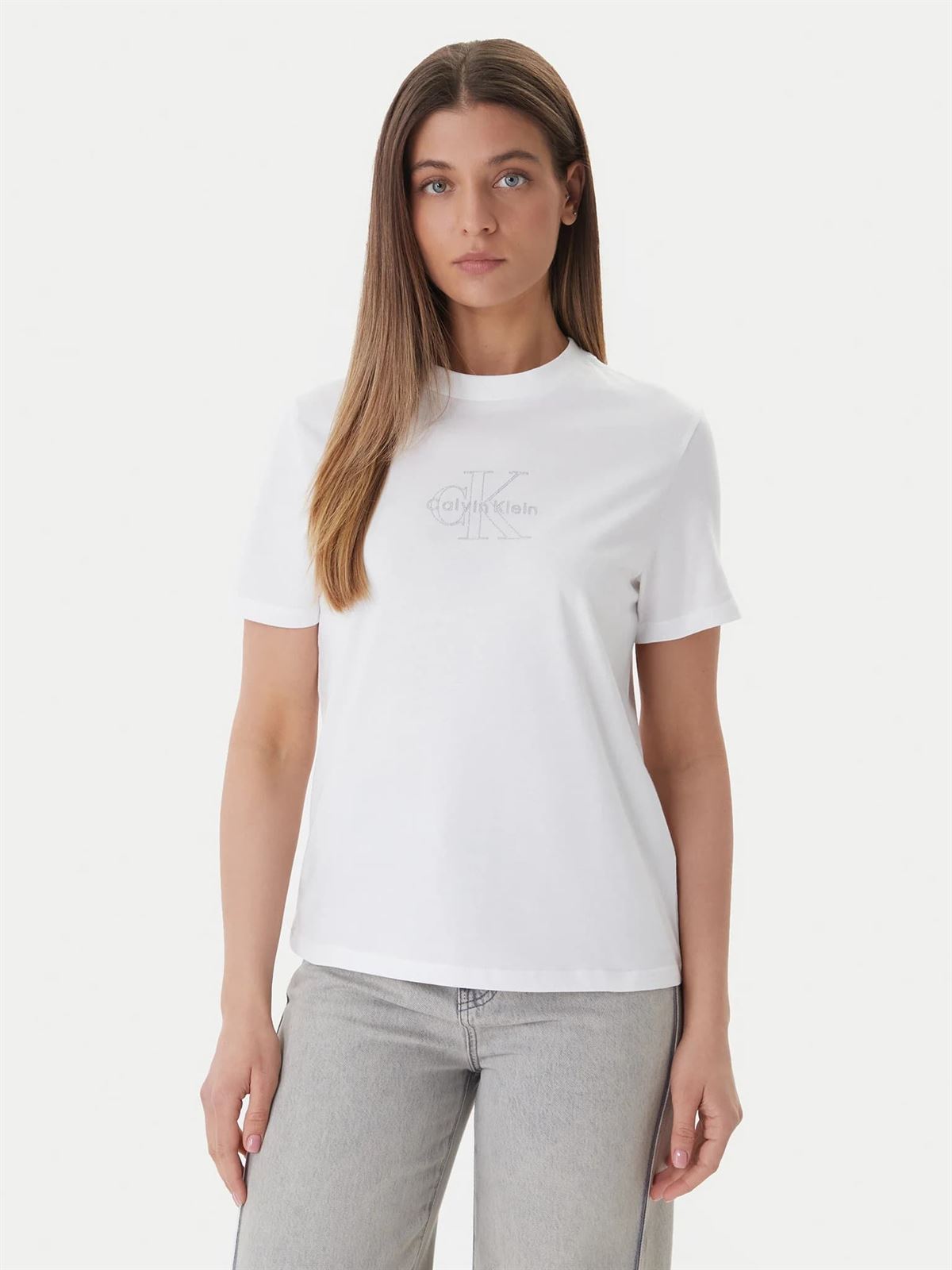 Camiseta CALVIN KLEIN JEANS LV047F831G YAF bright white - Imagen 1