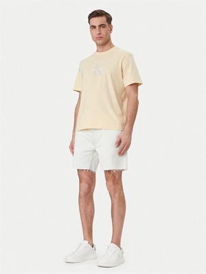 Camiseta CALVIN KLEIN JEANS LV04RB862G CEQ Hero Monologo Tee yellow heather - Imagen 2