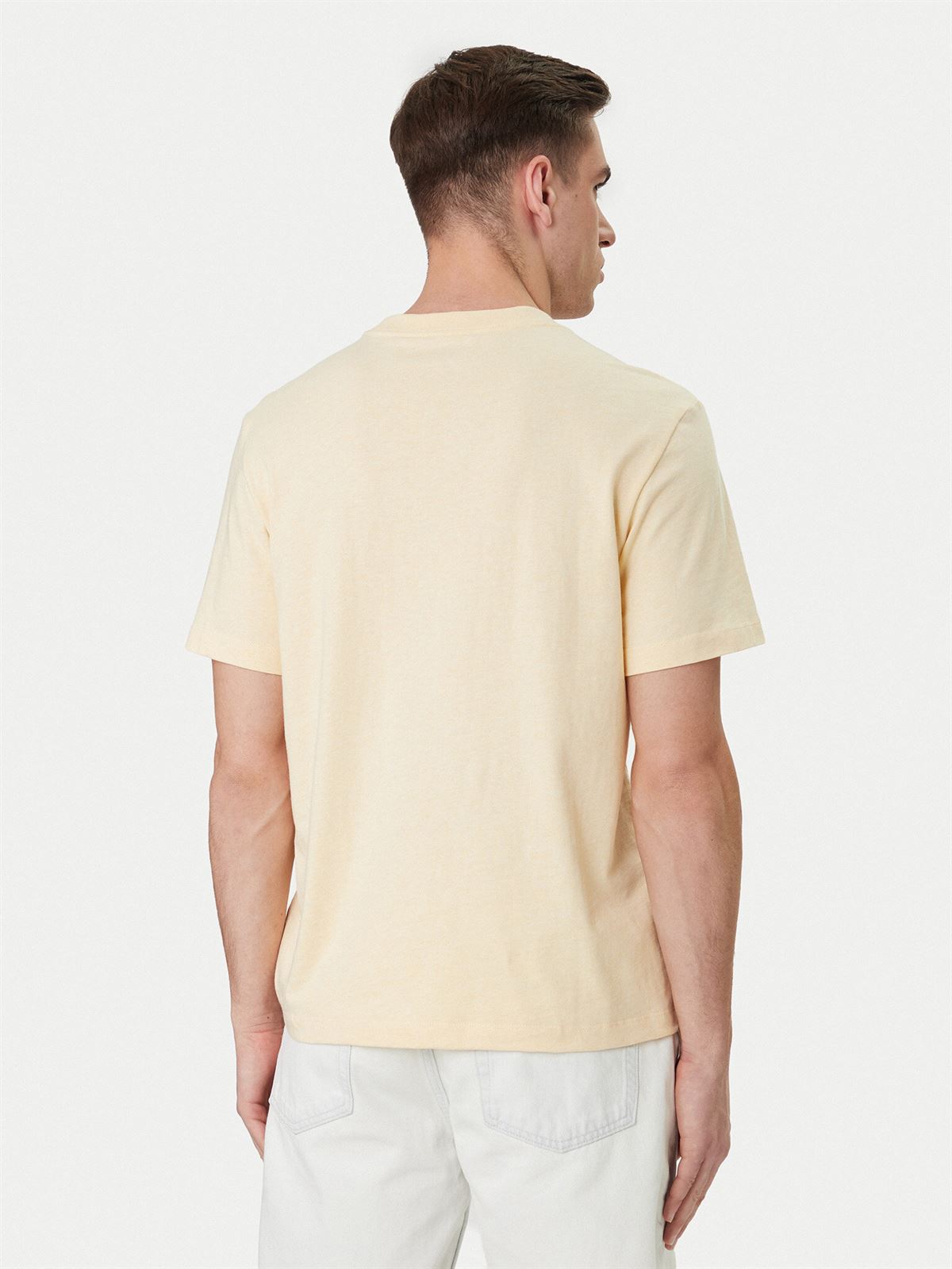 Camiseta CALVIN KLEIN JEANS LV04RB862G CEQ Hero Monologo Tee yellow heather - Imagen 3