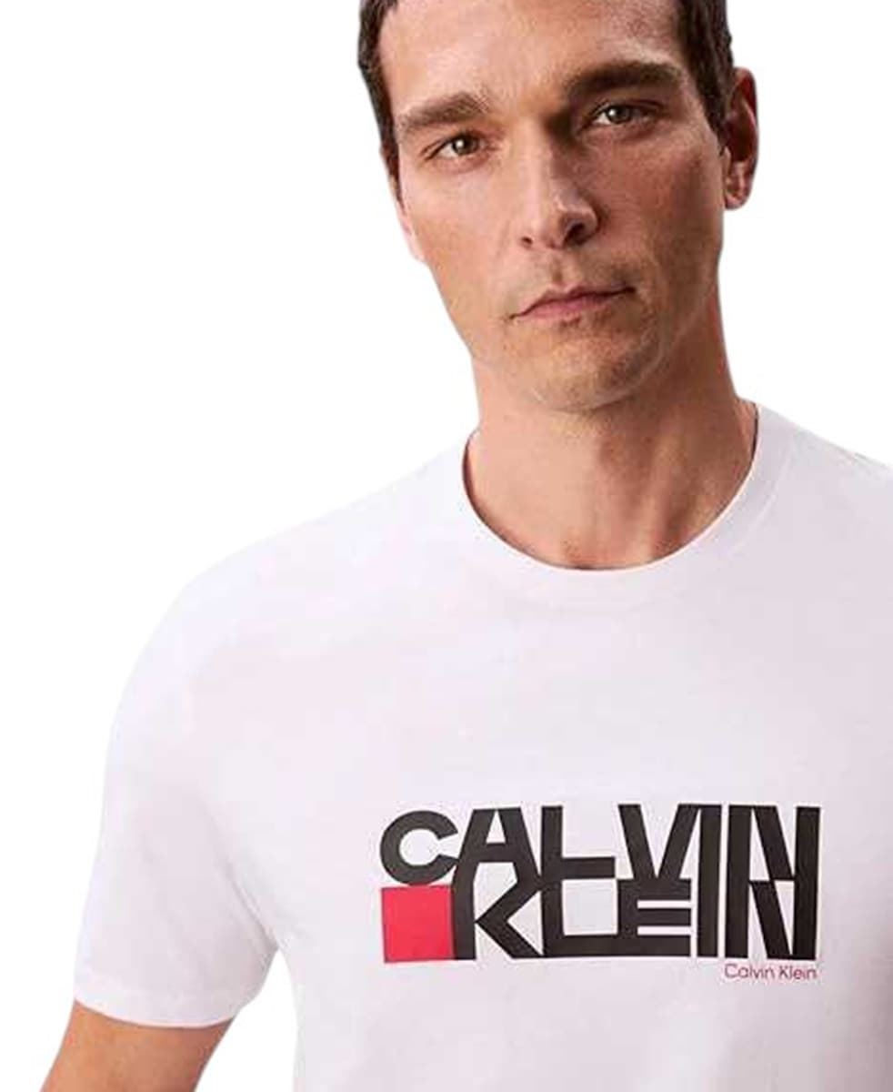 Camiseta Calvin Klein Jeans LV04RD814G YAA WHITE - Imagen 3
