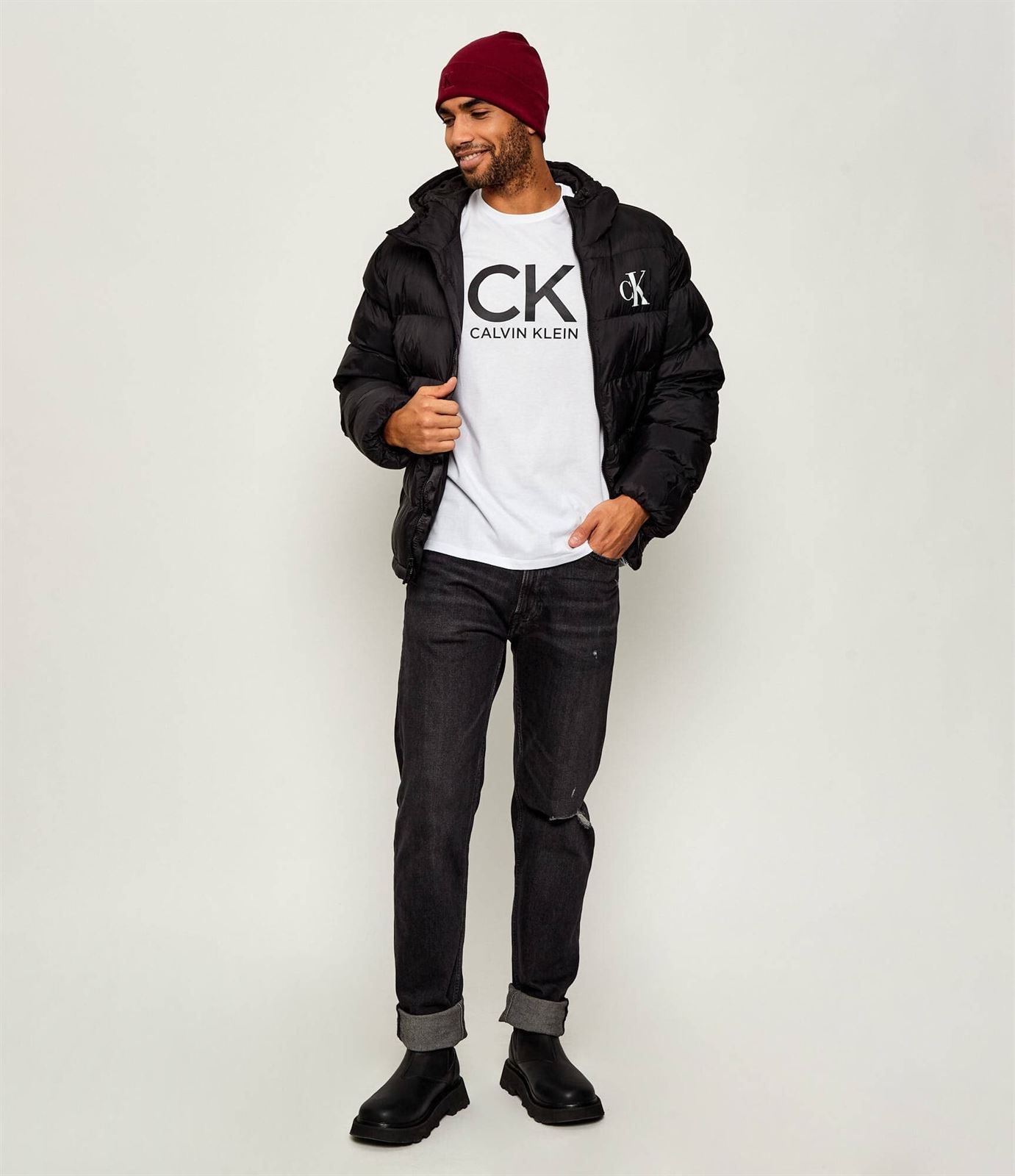 Camiseta Calvin Klein Jeans LV04RD819G YAA white - Imagen 2