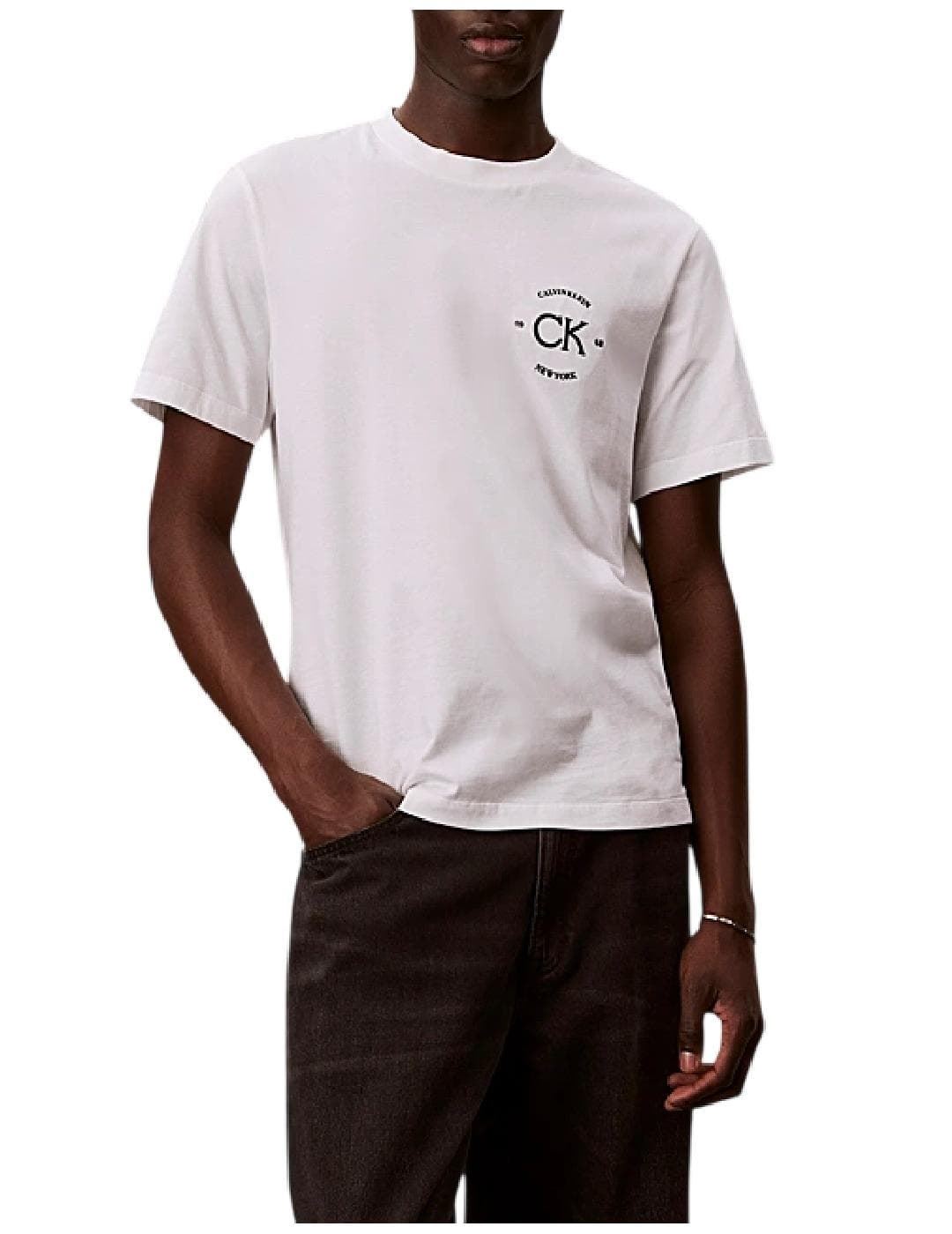 Camiseta CALVIN KLEIN JEANS LV04RE825G YAF BRIGHT WHITE - Imagen 1
