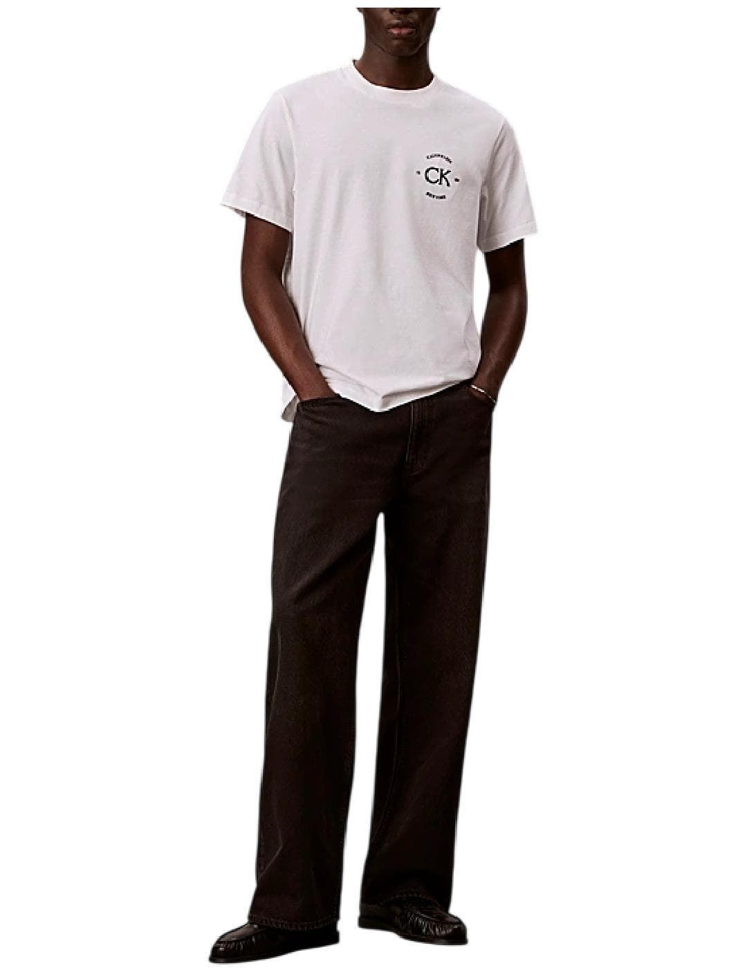 Camiseta CALVIN KLEIN JEANS LV04RE825G YAF BRIGHT WHITE - Imagen 4
