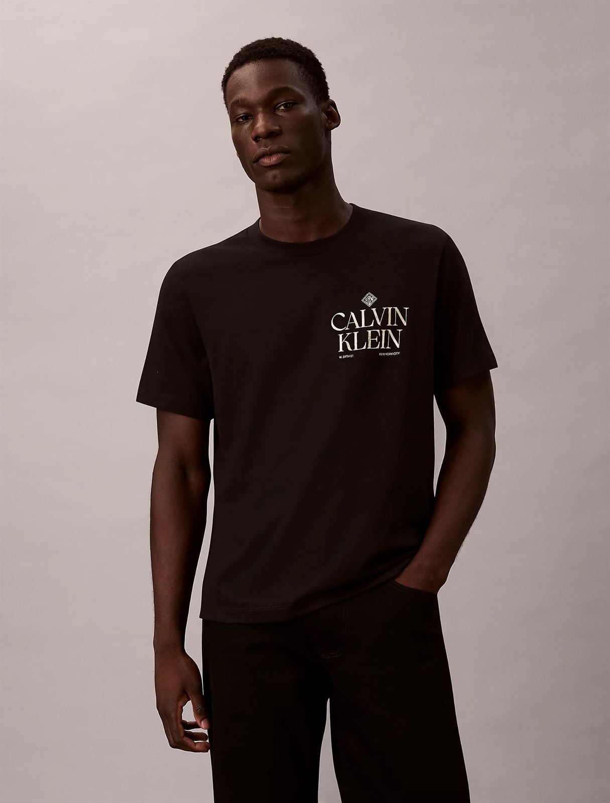 Camiseta Calvin Klein Jeans LV04RF814G UB1 black - Imagen 1