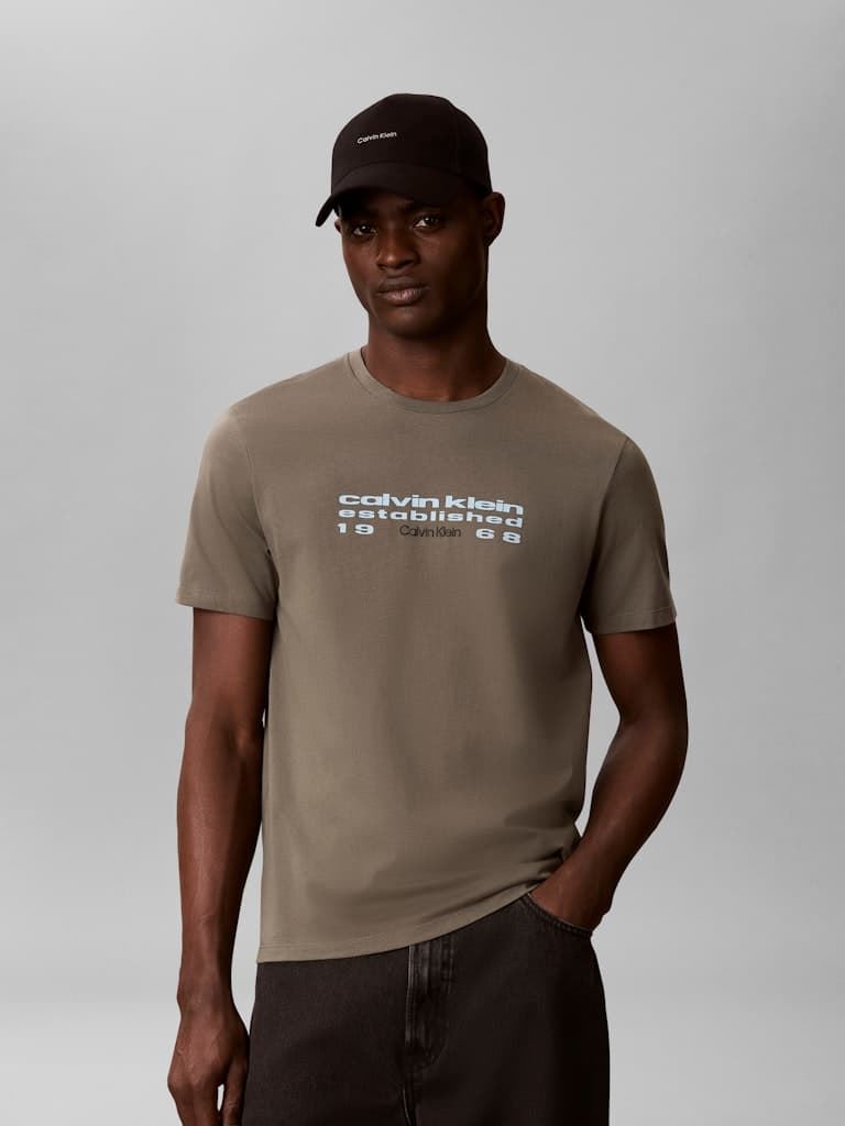 Camiseta CALVIN KLEIN JEANS LV04RG800G LDY Dusty Olive - Imagen 1