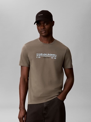 Camiseta CALVIN KLEIN JEANS LV04RG800G LDY Dusty Olive - Imagen 1