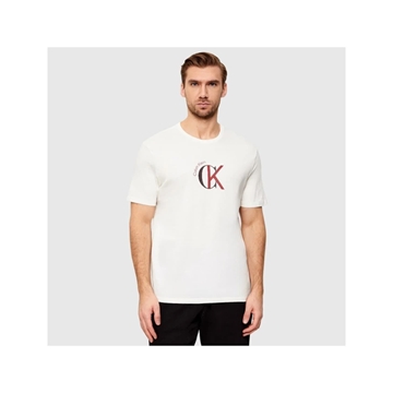 Camiseta Calvin Klein Jeans LV14RE829G YBH white greige - Imagen 1