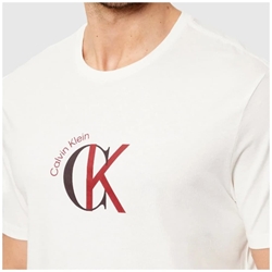 Camiseta Calvin Klein Jeans LV14RE829G YBH white greige - Imagen 2