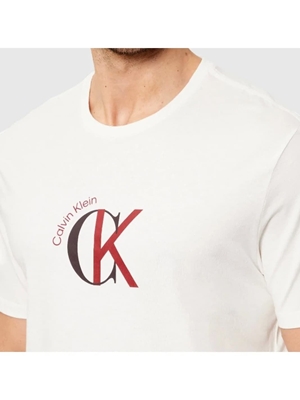 Camiseta Calvin Klein Jeans LV14RE829G YBH white greige - Imagen 2