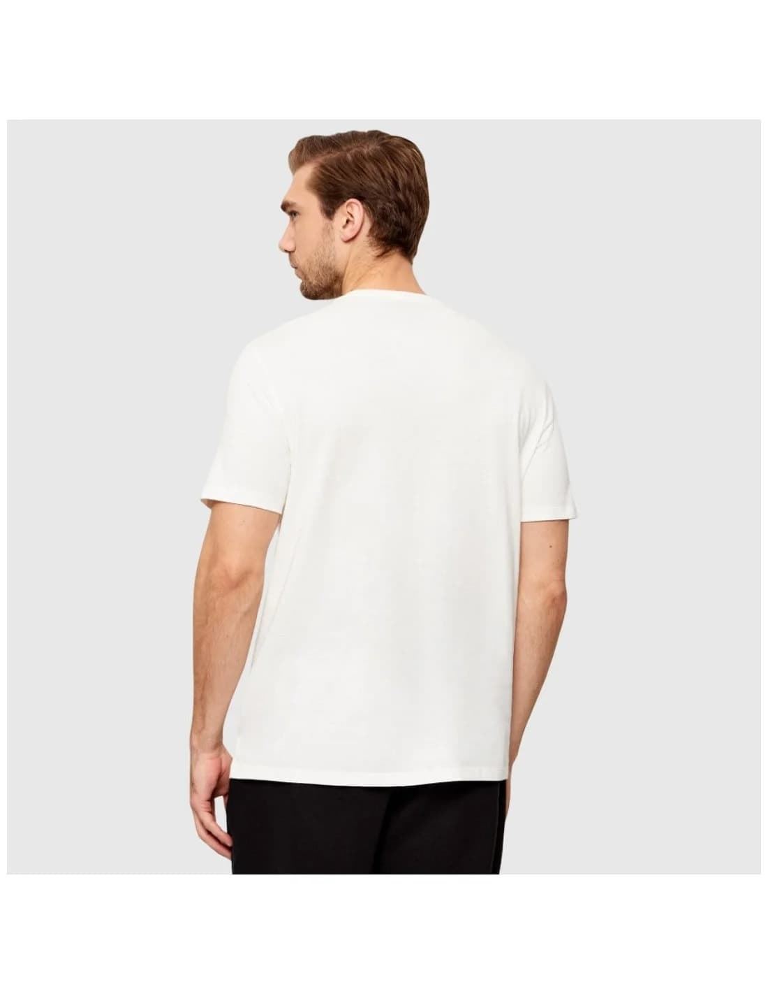 Camiseta Calvin Klein Jeans LV14RE829G YBH white greige - Imagen 4