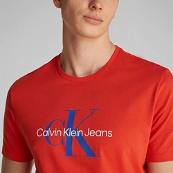 Camiseta Calvin Klein LV040EM286 TNC SS Hero Monogram Tee Red Alert - Imagen 1