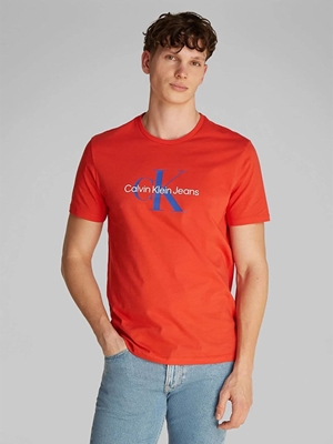 Camiseta Calvin Klein LV040EM286 TNC SS Hero Monogram Tee Red Alert - Imagen 2