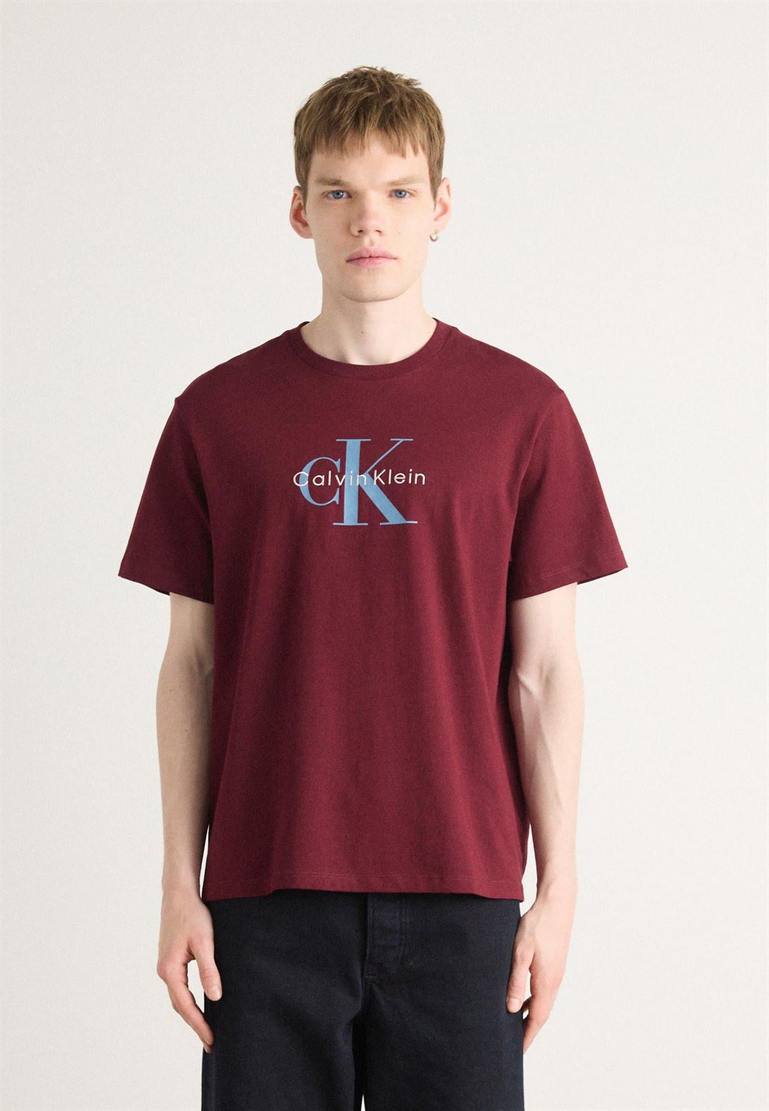 Camiseta Calvin Klein Moroccan Brown LV04RB862G GR9 - Imagen 1