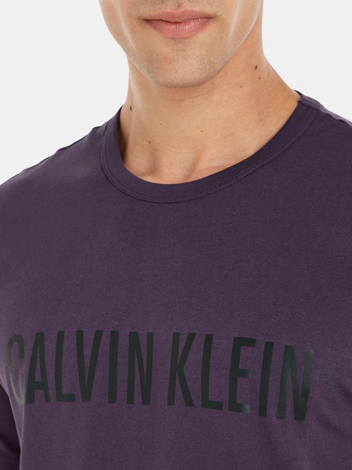 Camiseta Calvin Klein S/S Crew Neck 000NM1959E VE5 Mysterioso - Imagen 3
