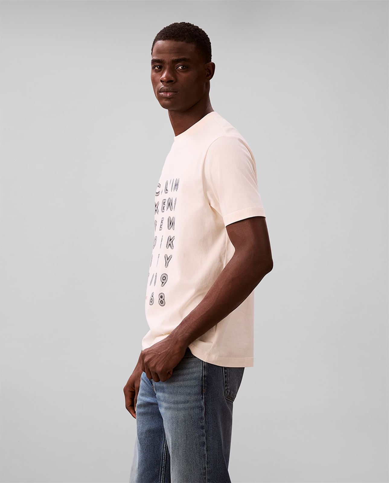 Camiseta Calvin Klein SS 20'S Calico LV04RF814G FJ7 - Imagen 2