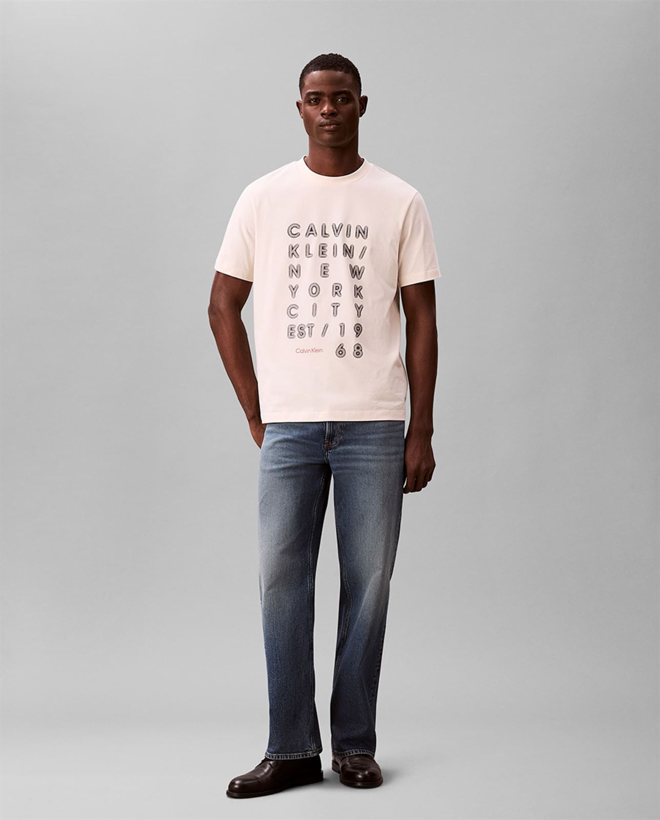 Camiseta Calvin Klein SS 20'S Calico LV04RF814G FJ7 - Imagen 5