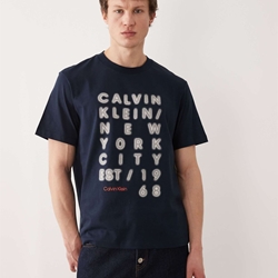 Camiseta Calvin Klein SS 20S Dark Sapphire LV04RF814G CEF - Imagen 1