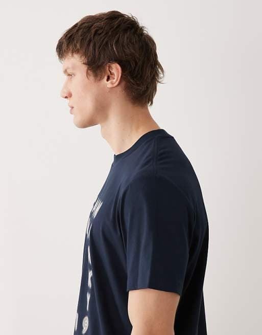 Camiseta Calvin Klein SS 20S Dark Sapphire LV04RF814G CEF - Imagen 3