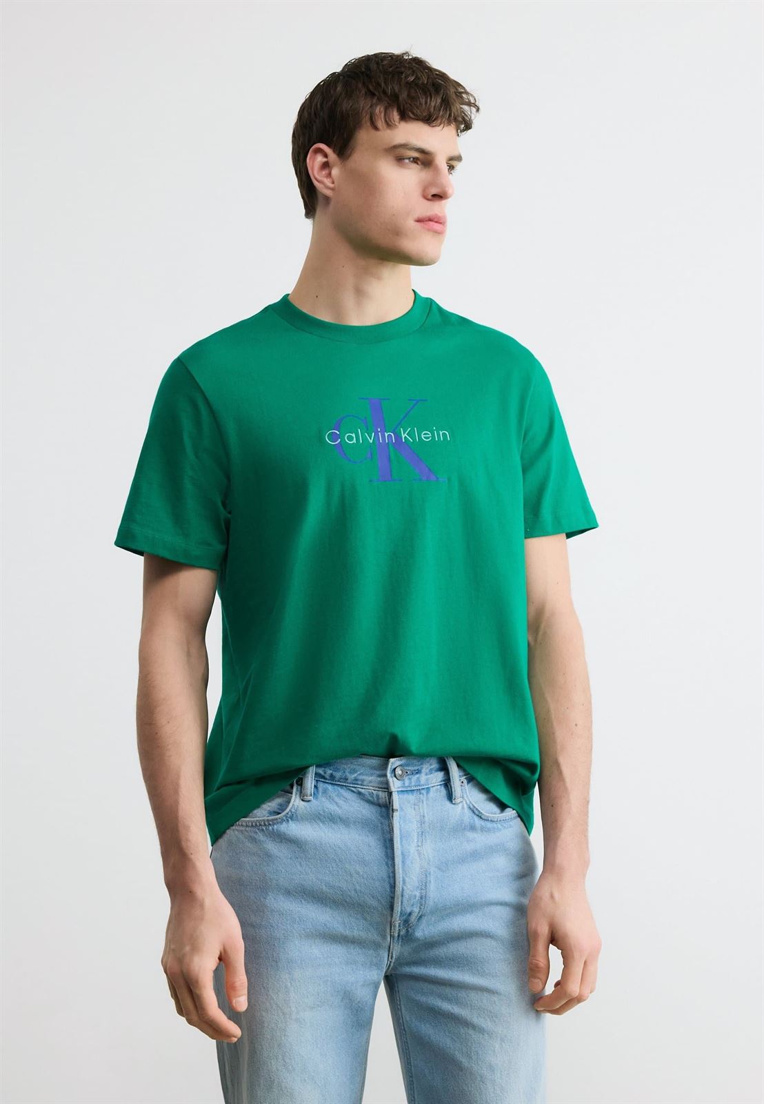 Camiseta Calvin Klein SS Hero Monologo Tee LV04RB862G L4G - Imagen 1