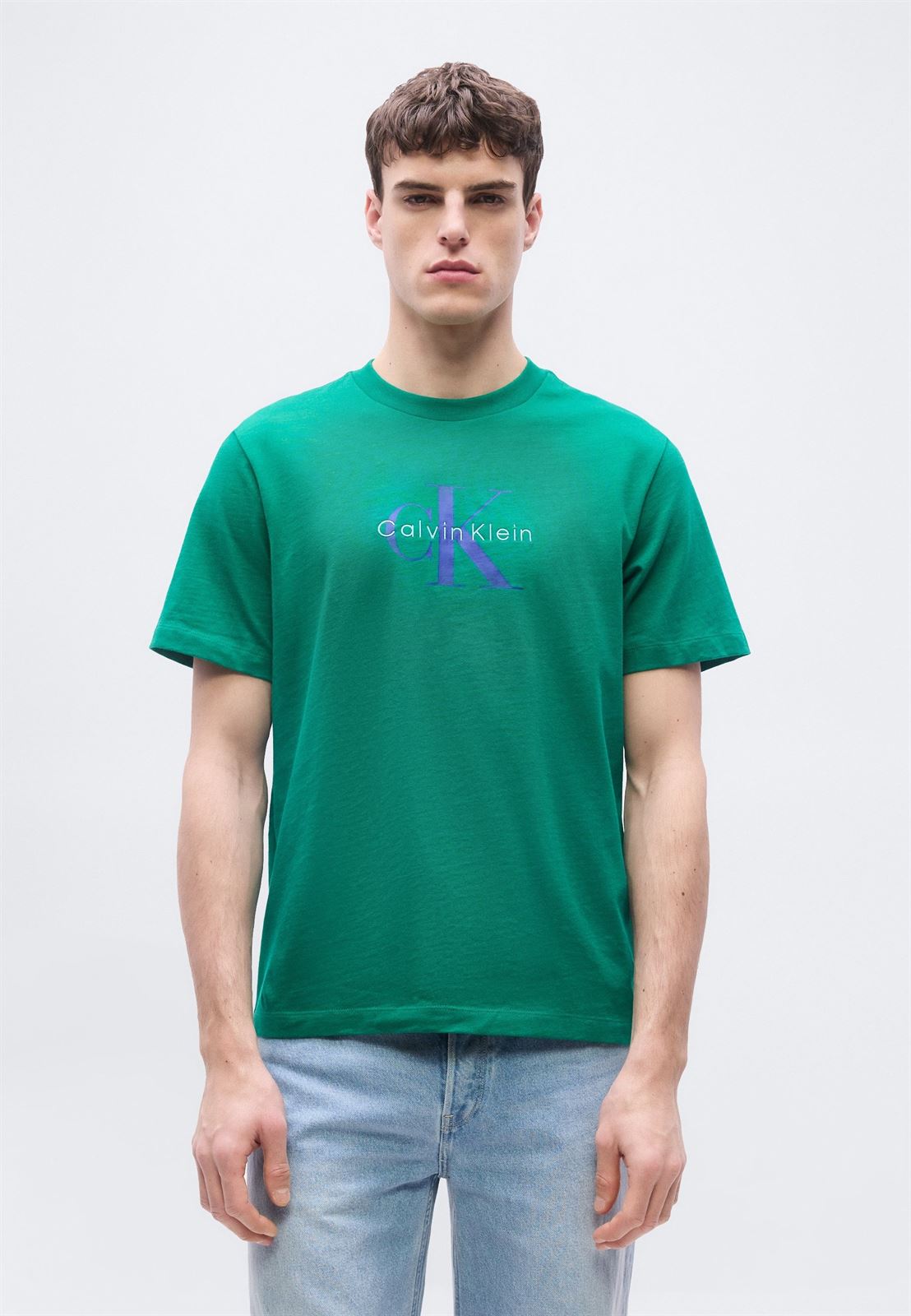 Camiseta Calvin Klein SS Hero Monologo Tee LV04RB862G L4G - Imagen 2