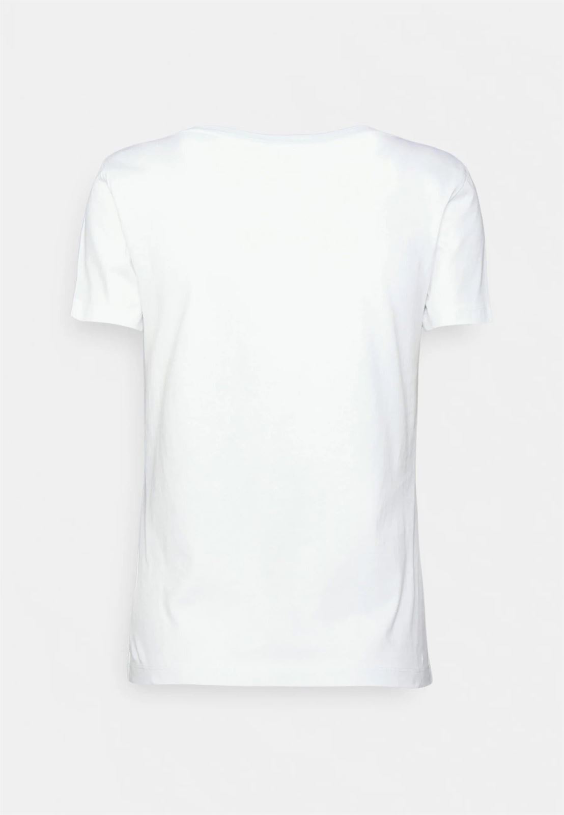 Camiseta chica EA7 Emporio Armani 3LTT46 TJFVZ 1100 blanco - Imagen 2
