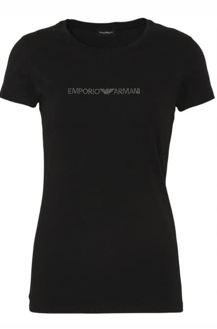 Camiseta chica Emporio Armani 163139 CC318 00020 negro - Imagen 1