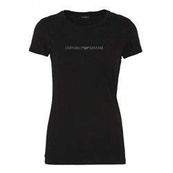 Camiseta chica Emporio Armani 163139 CC318 00020 negro - Imagen 1