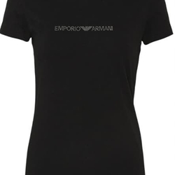 Camiseta chica Emporio Armani 163139 CC318 00020 negro - Imagen 1