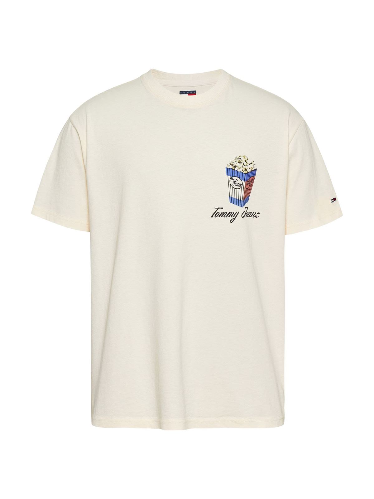 Camiseta Color Arena Tommy Jeans Tjm Rlx Novelty 2 Gmd TEE Ancient White - Imagen 1