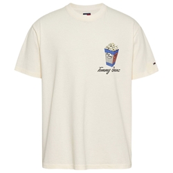 Camiseta Color Arena Tommy Jeans Tjm Rlx Novelty 2 Gmd TEE Ancient White - Imagen 1