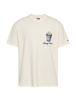 Camiseta Color Arena Tommy Jeans Tjm Rlx Novelty 2 Gmd TEE Ancient White - Imagen 1