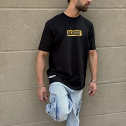 Camiseta CTA Bart Selfie Selfietee Negro Blessed - Imagen 1