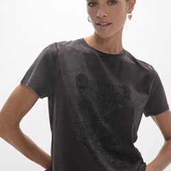 Camiseta cuello caja Lola Casademunt LF2615039 - Imagen 1