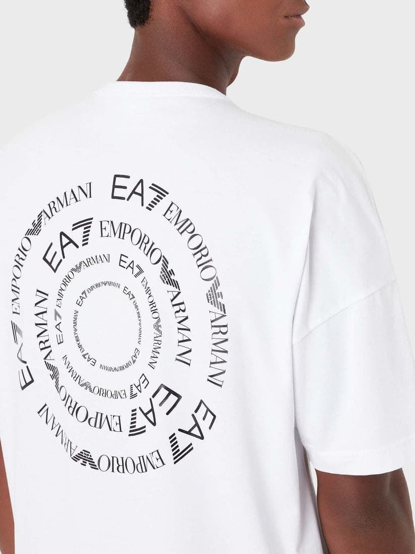 Camiseta EA7 Emporio Armani 3RPT12 PJLBZ 0100 white - Imagen 3