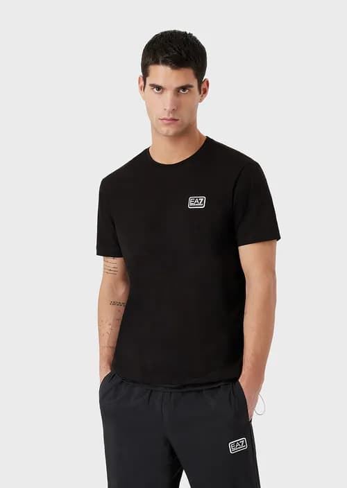 Camiseta EA7 Emporio Armani 3RPT18 PJ02Z 1200 negra - Imagen 1