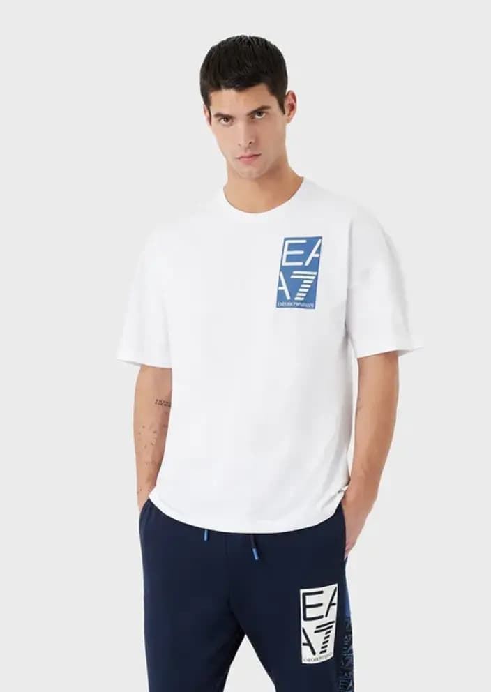 Camiseta EA7 Emporio Armani 3RPT54 PJ7CZ 1100 blanco - Imagen 1