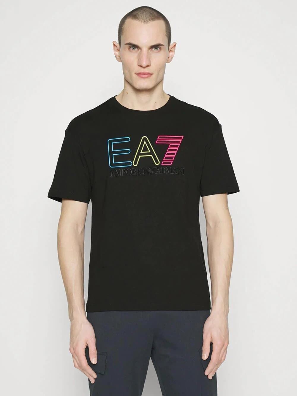 Camiseta EA7 Emporio Armani 3RUT02 PJ02Z 1200 black - Imagen 1