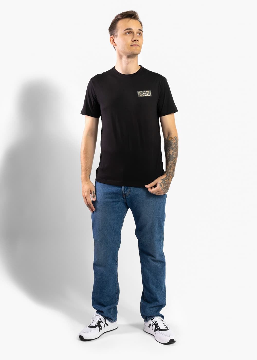 Camiseta EA7 Emporio Armani 6RPT18 PJM9Z 1200 black - Imagen 3
