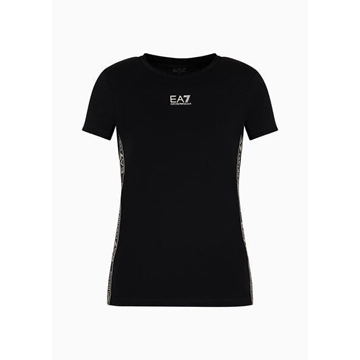 Camiseta EA7 Emporio Armani 6RTT26 TJKUZ 1200 black - Imagen 1