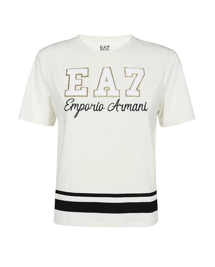 Camiseta EA7 Emporio Armani 6RTT34 TJPYZ 1130 lily white - Imagen 1