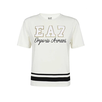 Camiseta EA7 Emporio Armani 6RTT34 TJPYZ 1130 lily white - Imagen 1