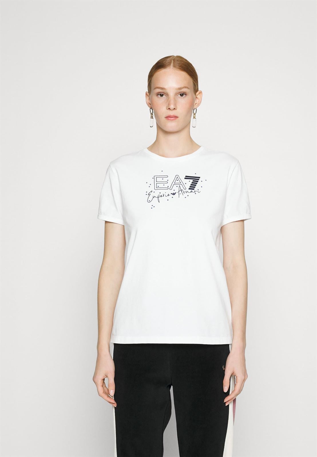 Camiseta EA7 Emporio Armani 6RTT76 TJQPZ 1100 white - Imagen 1