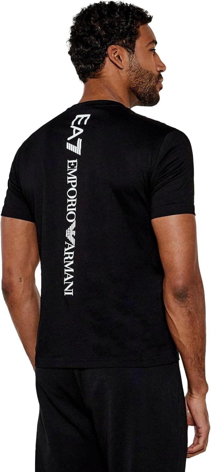 Camiseta EA7 Emporio Armani 7M000567 AF10375 MC001 Black white - Imagen 2