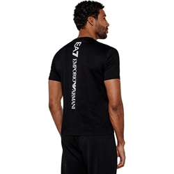 Camiseta EA7 Emporio Armani 7M000567 AF10375 MC001 Black white - Imagen 2