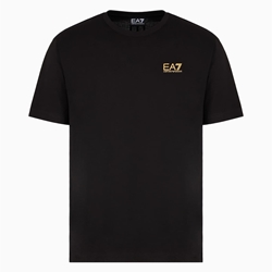 Camiseta EA7 Emporio Armani 7M000567 AF10375 MC004 black/gold - Imagen 1