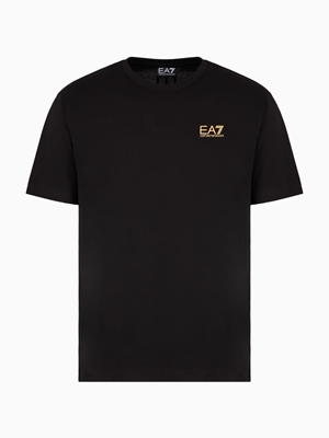 Camiseta EA7 Emporio Armani 7M000567 AF10375 MC004 black/gold - Imagen 1